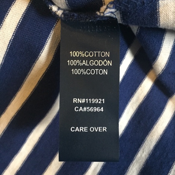 Tommy Girl NWT Blue & White Stripe Dress - Sz M - Picture 7 of 7